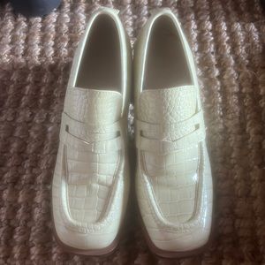 Urban outfitters lime green loafers